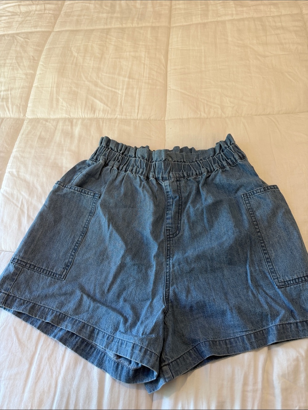 Pop sugar denim shorts, medium